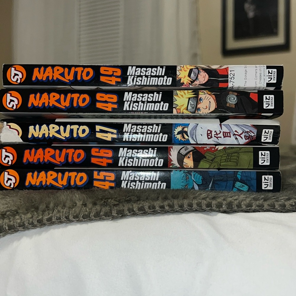 Naruto Manga Vol 45-49